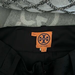 Tory Burch Cropped wide cuff trousers